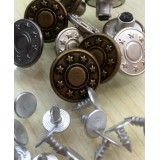 Kot Pantolon Düğmeleri ve Çivileri (25 adet takım)